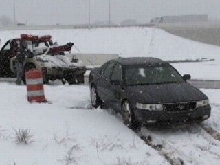 Watch: Spring Snowstorm Creates Unexpected Road Conditions
