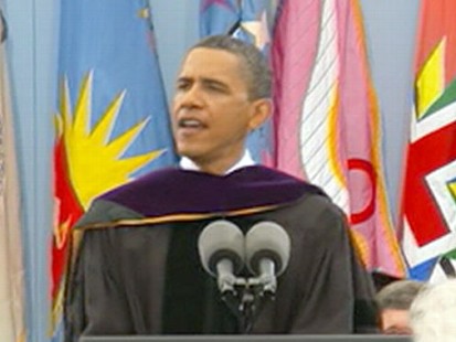 VIDEO: President Obama will speak at the Kalamazoo Central High School graduation.