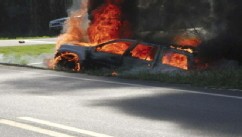 VIDEO: NTSB says that some models can catch fire when hit from behind.