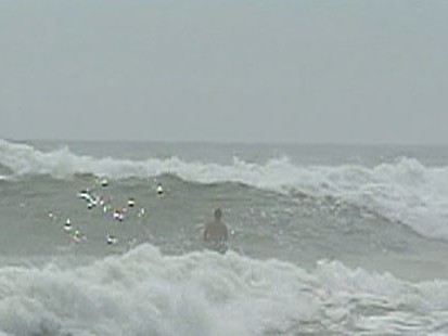 Surfer in Marthas Vineyard