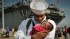 VIDEO: U.S. military families await return of loved ones on special American holiday.