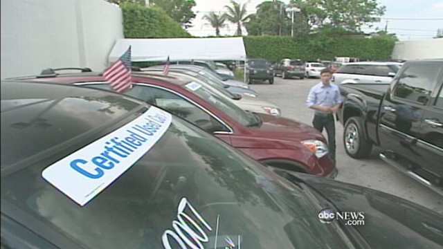 VIDEO: As American families watch their pennies, the used car market sees boost.