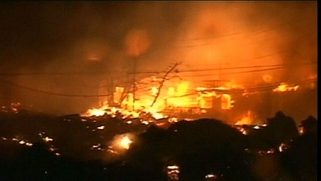 VIDEO: Elizabeth Vargas follows a community devastated by 9-hour blaze.