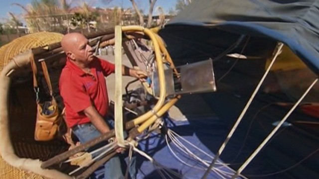 VIDEO: Eyewitnesses describe what they saw when balloon gondola became entangled and crashed to Earth.