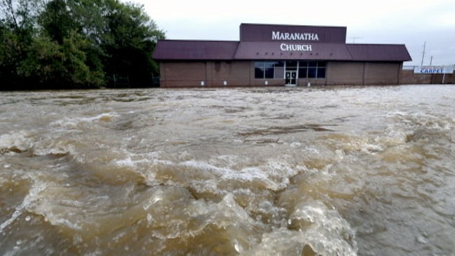 VIDEO: At least 6 deaths have been blamed on the record rains.