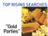 Top Google Searches: Gold Parties
