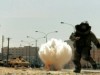 VIDEO: A man running from an explosion