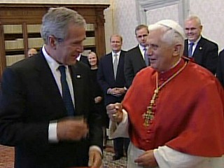 Bush and Pope