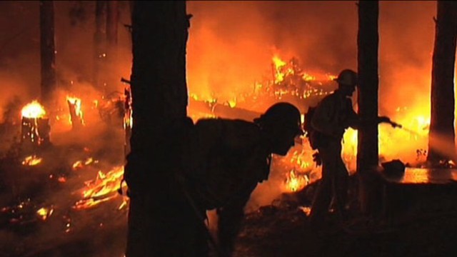 VIDEO: Thousands of firefighters continue to battle the raging fires.