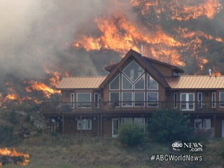 Watch: How House Survived Surrounding Wildfire