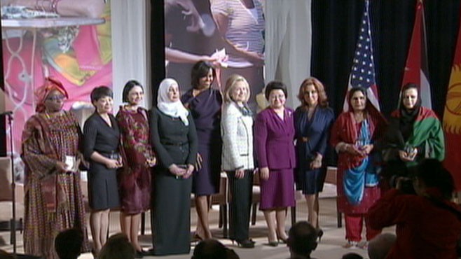 VIDEO: Courageous Women are honored on the 100th International Womens Day.