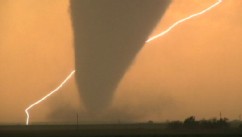 VIDEO: At least four tornadoes touch down in Kansas; heavy rain and winds on its way.