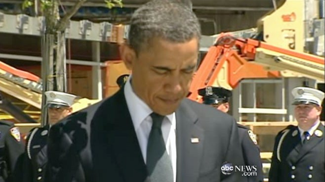 VIDEO: Obama's First Presidential Visit to Ground Zero