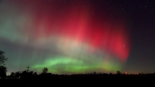 VIDEO: YouTube video shows the aurora borealis over East Martin, Mich.