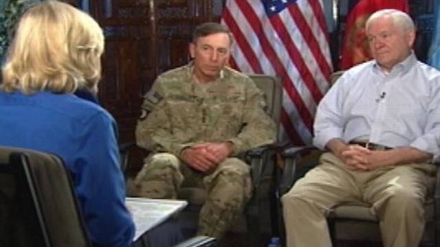 VIDEO: Gen. Petraeus and Sec. Gates discuss the war in Afghanistan with Diane Sawyer.