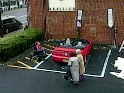 VIDEO: What would you do if you saw someone park in an area meant for the disabled?
