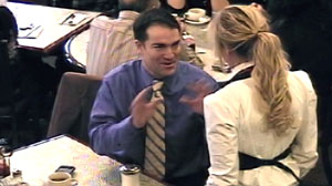 PHOTO obnoxious customer scolds waitress