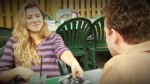VIDEO:  Bystanders give advice as pregnant girl wonders what to tell her boyfriend.