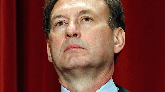 PHOTO: Associate Justice Samuel Alito Jr. poses during a group photograph at the Supreme Court building, Sept. 29, 2009 in Wash., DC.