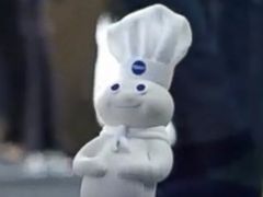 Pillsbury Doughboy Photo Bombs Geico Commercial - ABC News