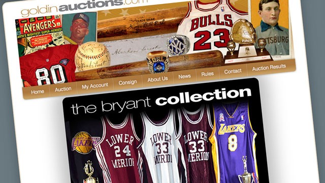 PHOTO: Goldin Auctions is auctioning more than 100 items from the early basketball life of Kobe Bryant consigned by his mother Pamela Bryant.