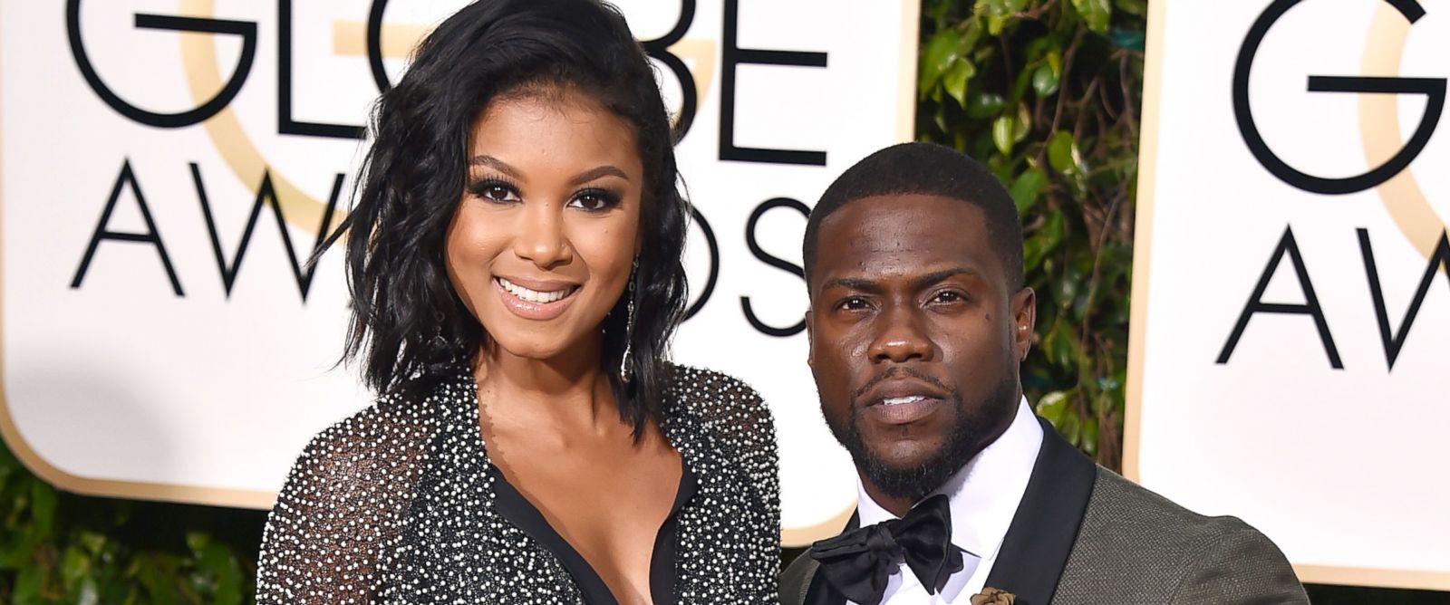 The elegant model Eniko Parrish with her husband Kevin Hart the highest paid comedian in the world 