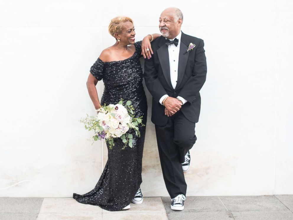 PHOTO: Jennifer and Timothy Bing lost their wedding photos in a fire 38 years ago. Their daughter Ashleigh gifted them a wedding photo shoot for their anniversary.