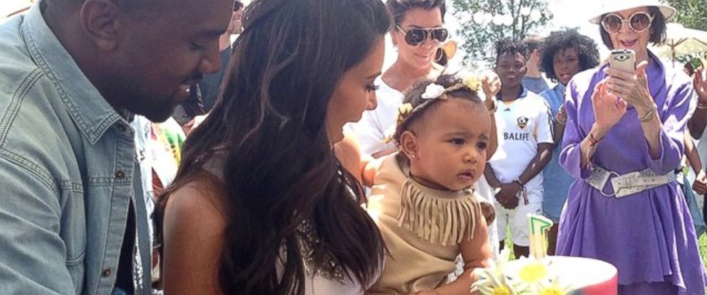 Inside the First Birthday Party Kim Kardashian Threw for Daughter North ...