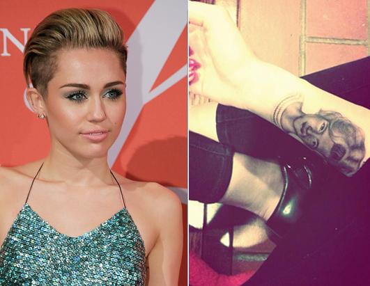 See Miley Cyrus's New Tattoo Picture | Celebrities reveal their tattoos ...