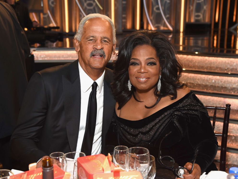 PHOTO: Stedman Graham and Oprah Winfrey celebrate the 75th Annual Golden Globe Awards at the Beverly Hilton Hotel, Jan. 7, 2018, in Beverly Hills, Calif.