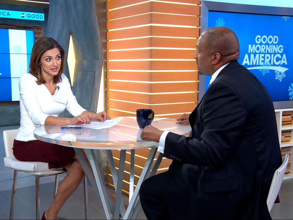 PHOTO: Tavis Smiley defended himself against sexual harassment accusations during a live interview on Good Morning America on Monday, Dec. 18, 2017.
