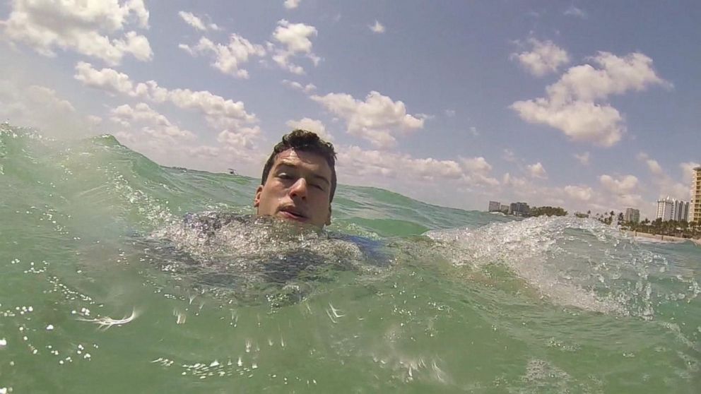 Florida Man's Rescue From Rip Current Caught on Video Video - ABC News