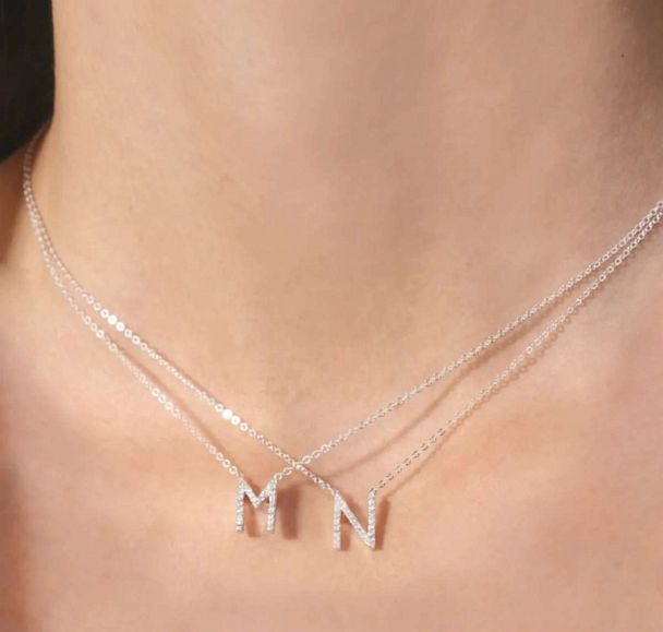 Amelia Rose: Diamond Initial Necklaces and Bracelets