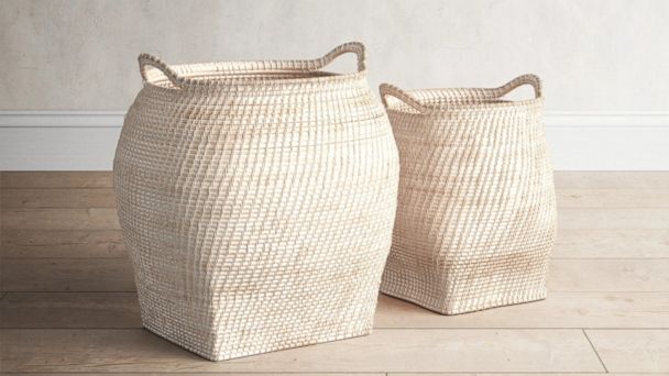 Birch Lane 2 Piece Rattan Basket Set