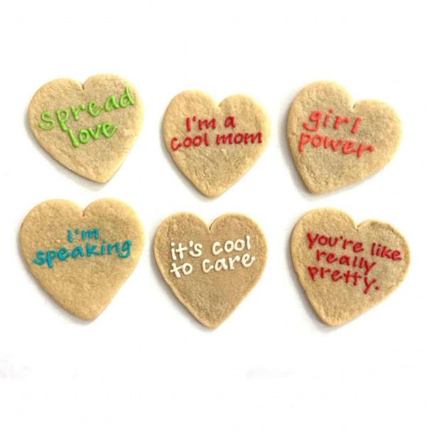 Eat Me Cookie: Personalized Heart-Shaped Cookies 