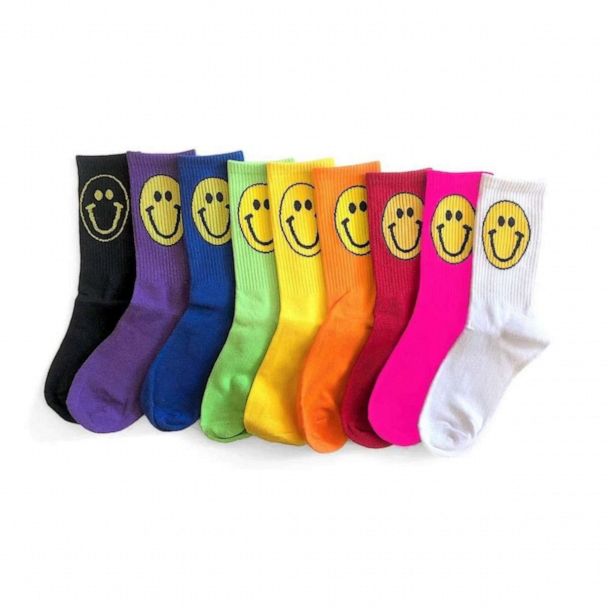 Malibu Sugar: Smiley Face Sock Set (9-Pack)