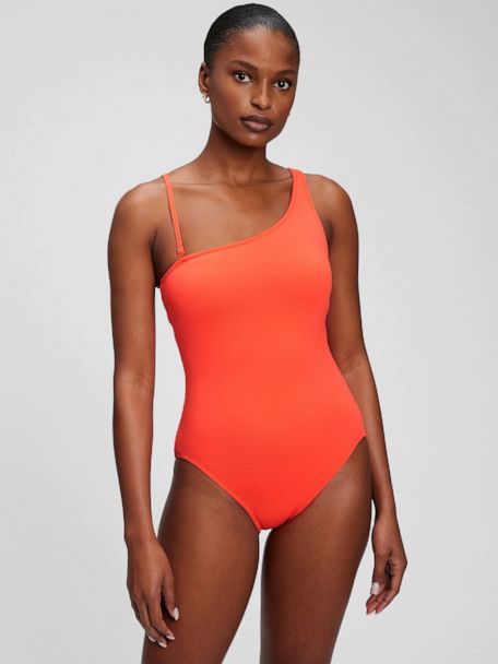 Recycled One Shoulder One-Piece Swimsuit