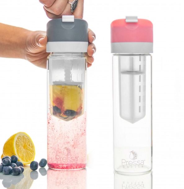 Pressa Bottle: Infuser Water Bottle 2-Pack