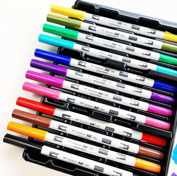 Tombow: Markers, Colored Pencils and Adhesive Applicators