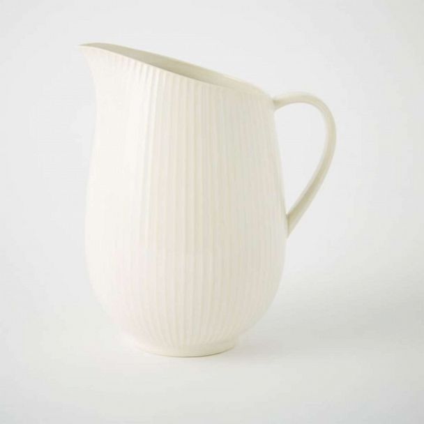 Textured Stoneware Serveware Pitcher