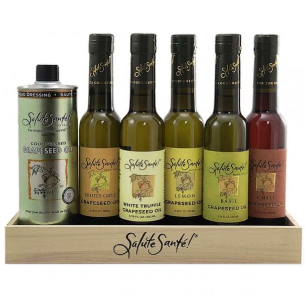 Salute Santé: Infused Grapeseed Oil Gift Set