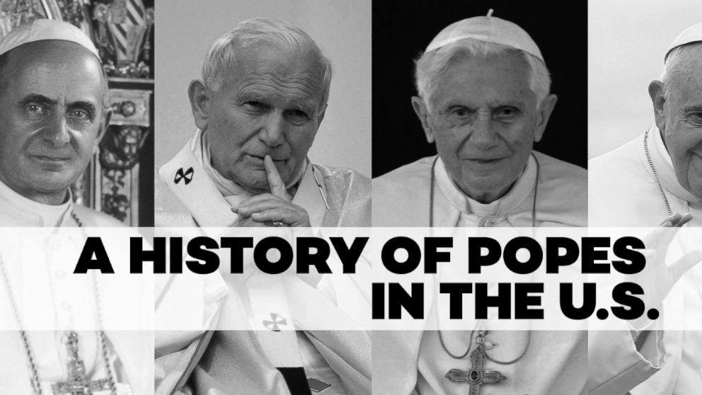 A history of popes in the u s video abc news