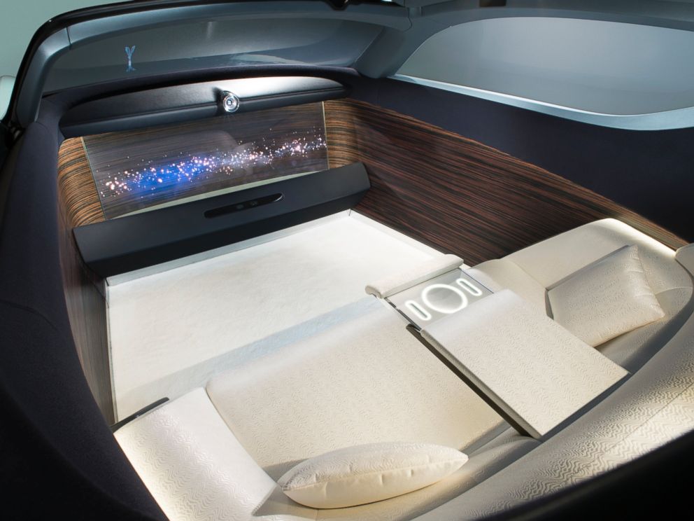 PHOTO: Rolls-Royce unveiled their first autonomous car, the VISION NEXT 100, in London on June 16, 2016. 