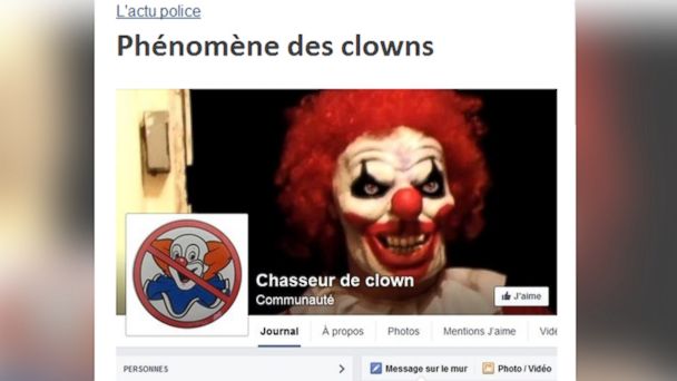 Scary Clowns Terrorizing France