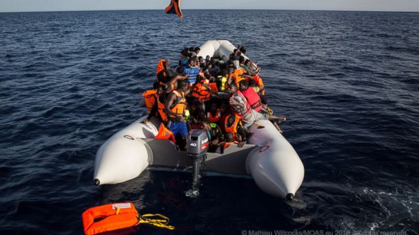 a superyacht helped rescue 100 migrants