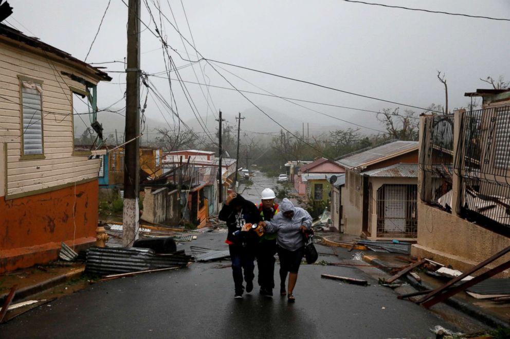 Puerto Rico in dark, curfew set after island 'destroyed' by Hurricane ...