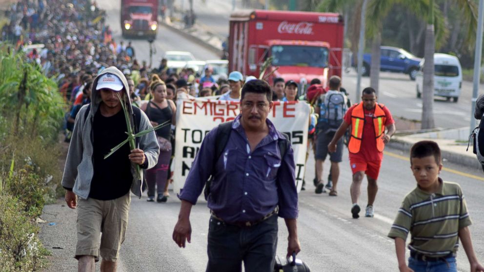 Trump warns of migrant caravans, but organizers say reality far from his portrayal