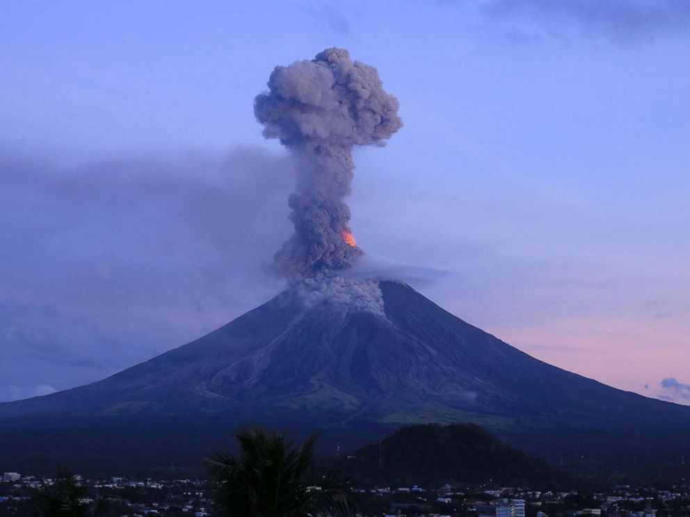 Erupting volcano in Philippines forces evacuation of thousands of ...