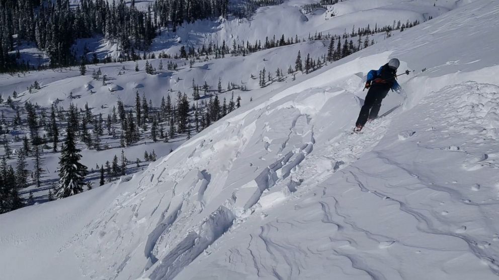 Skier Creates Avalanche in Washington Video - ABC News