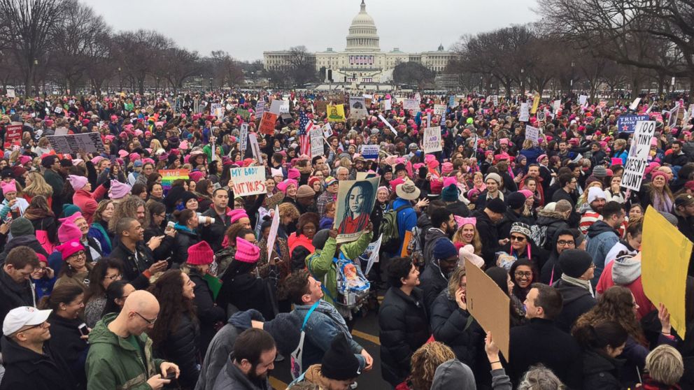 More Than 1 Million Rally at Women's Marches in US and Around World
